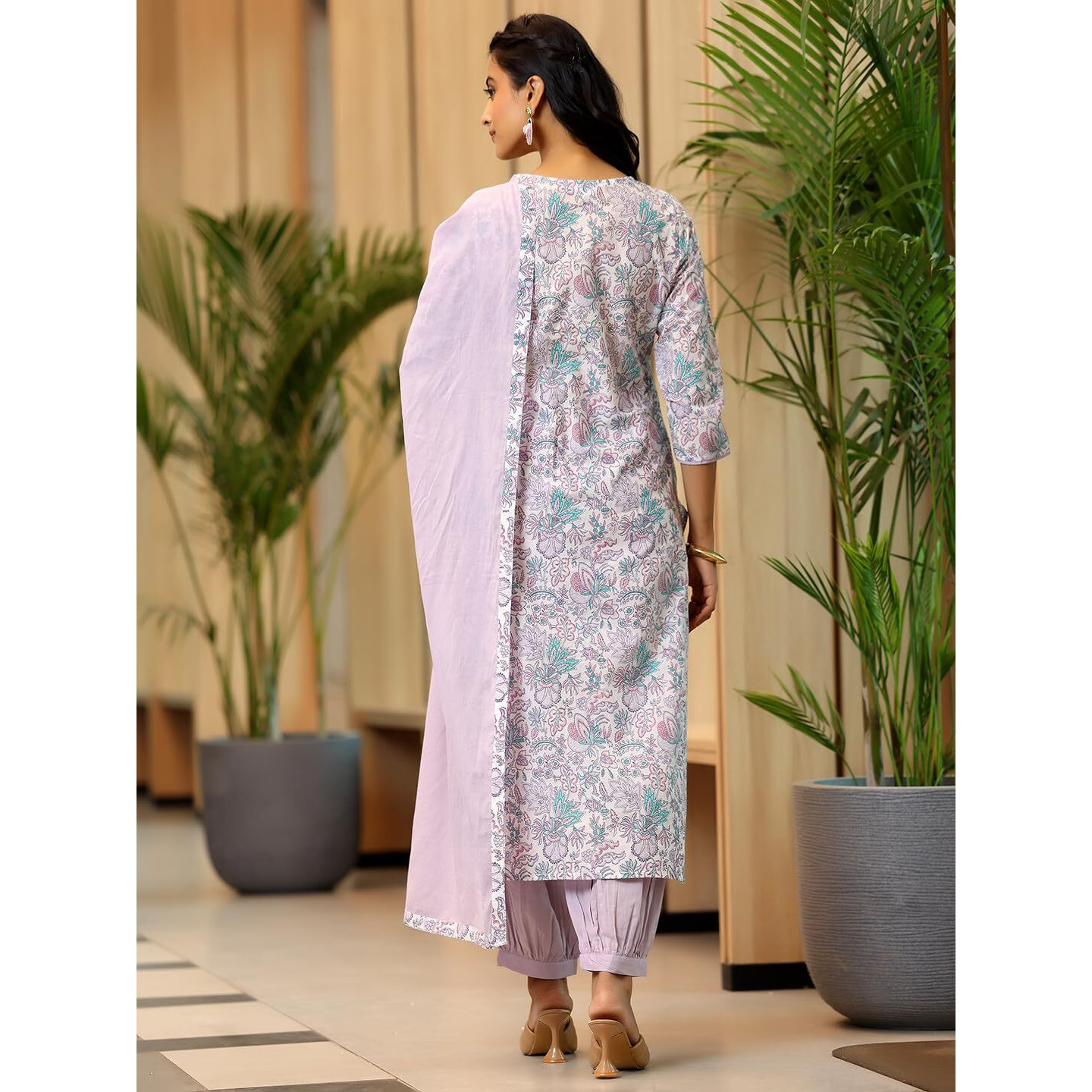 Libas Women's Pure Cotton Kurta Set (278660R