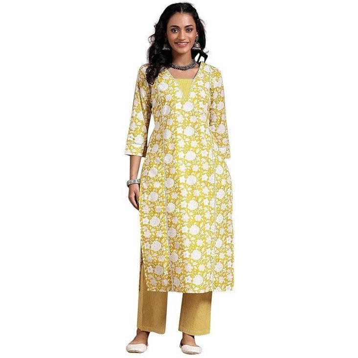 Libas Women's Pure Cotton Kurta Set (278960R