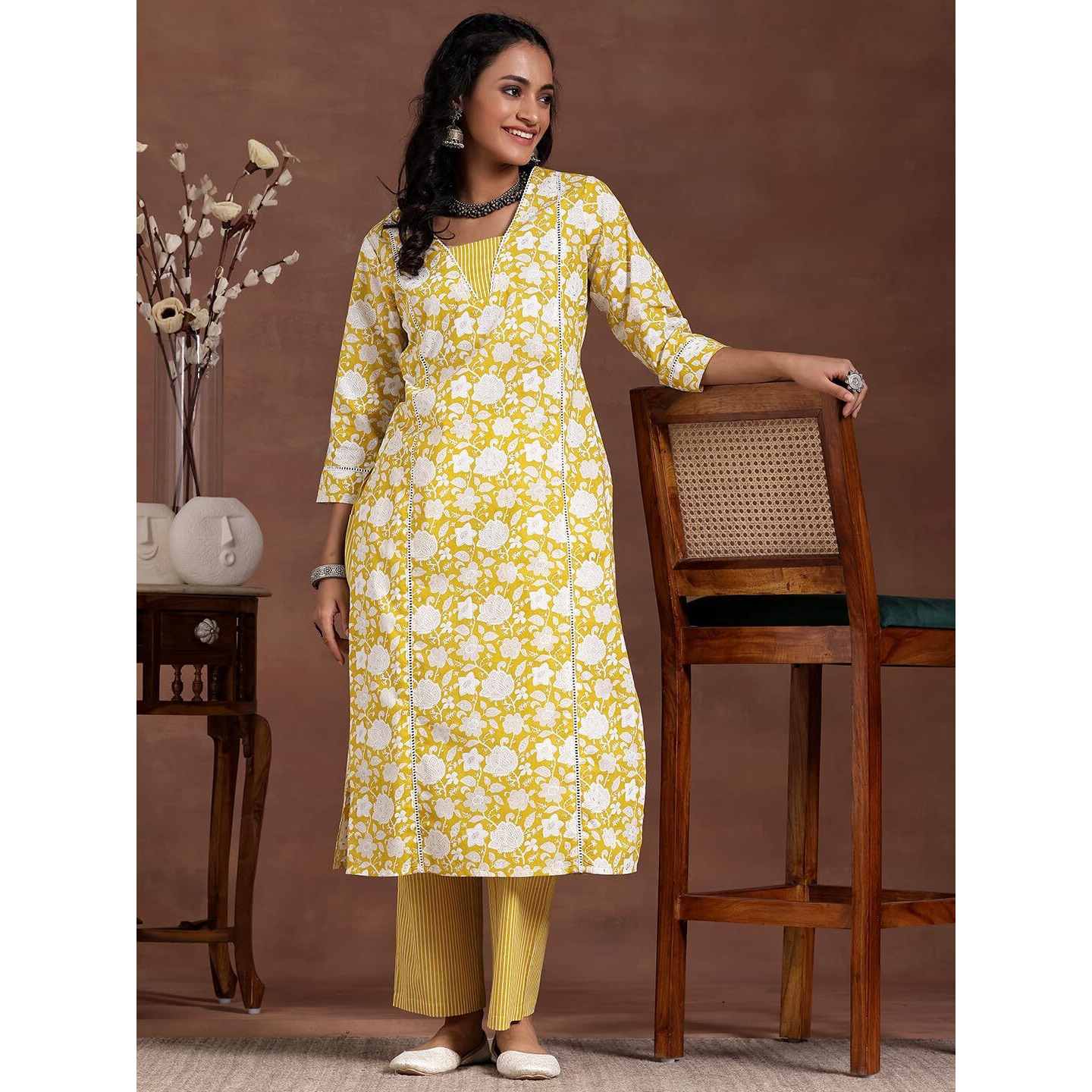 Libas Women's Pure Cotton Kurta Set (278960R