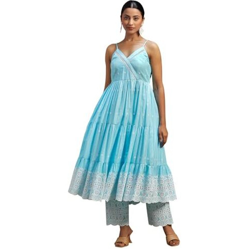 Libas Women's Pure Cotton Kurta Set (359290R