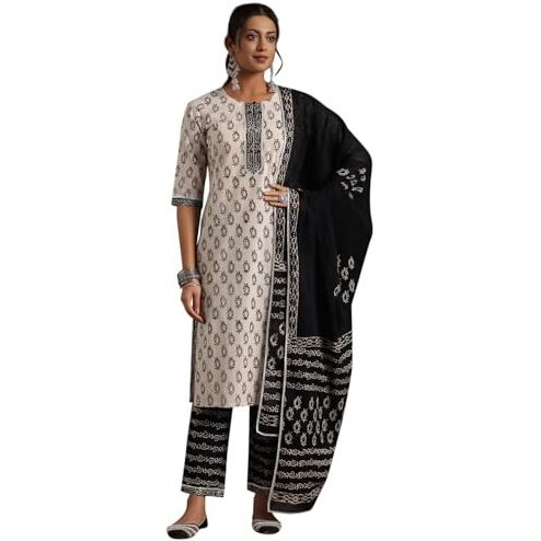 Libas Women's Pure Cotton Kurta Set (366270R