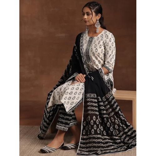 Libas Women's Pure Cotton Kurta Set (366270R