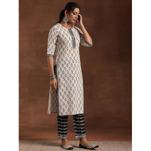 Libas Women's Pure Cotton Kurta Set (366270R