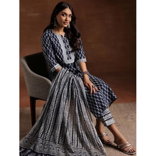Libas Women's Pure Cotton Kurta Set (366320R