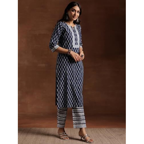 Libas Women's Pure Cotton Kurta Set (366320R