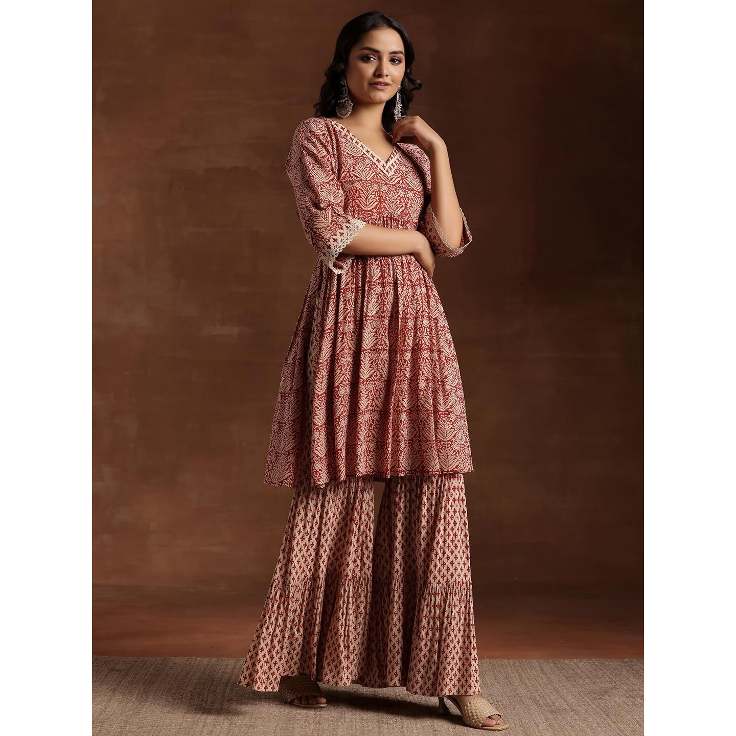 Libas Women's Pure Cotton Kurta Set (366390R