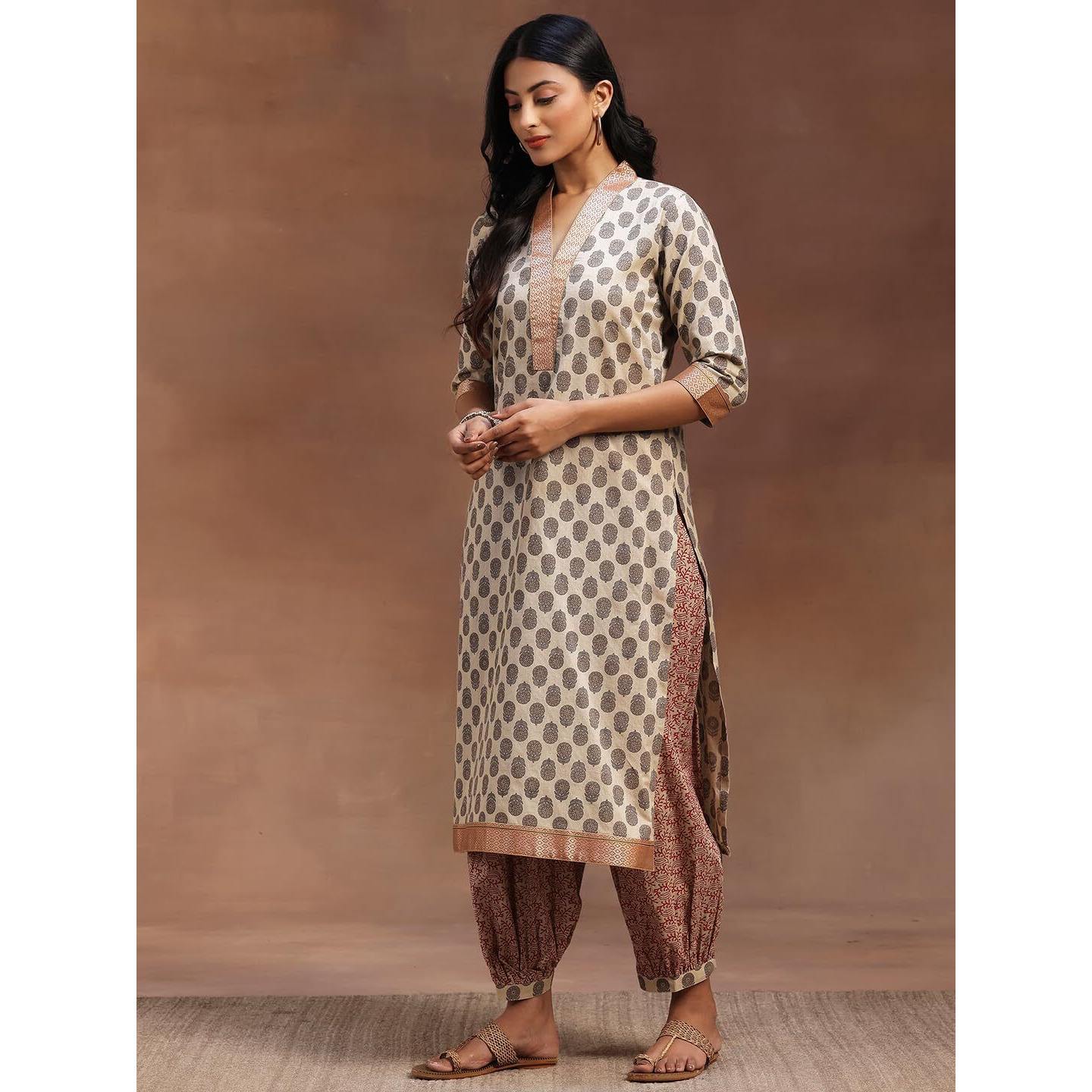 Libas Women's Pure Cotton Kurta Set (36672O0R