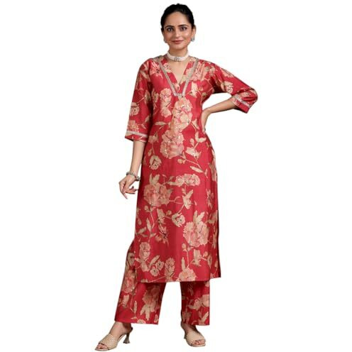 Libas Women's Silk Blend Kurta Set (36760O0R