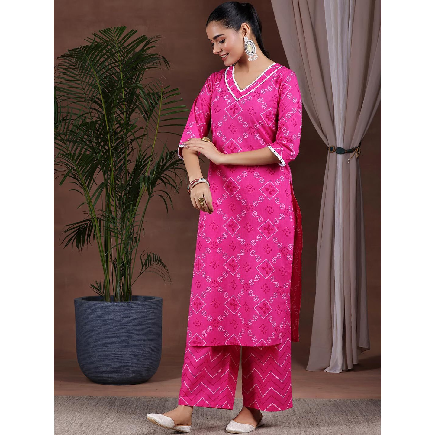 Libas Women's Pure Cotton Kurta Set (390840R