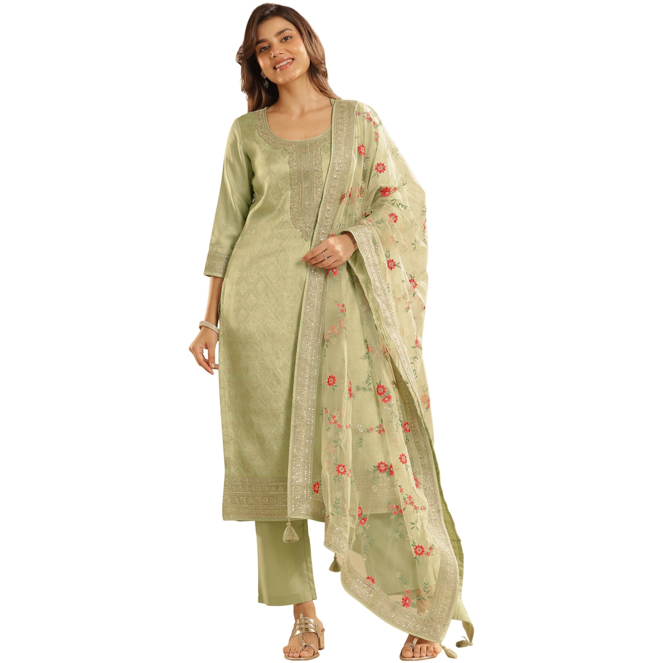 Libas Women's Silk Blend Kurta Sets (99477
