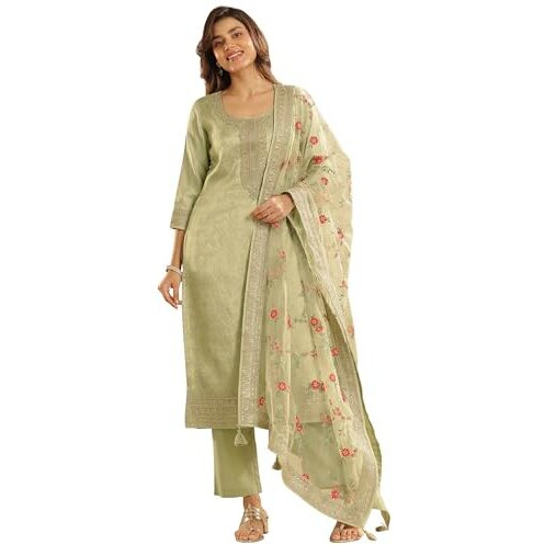 Libas Women's Silk Blend Kurta Sets (99477