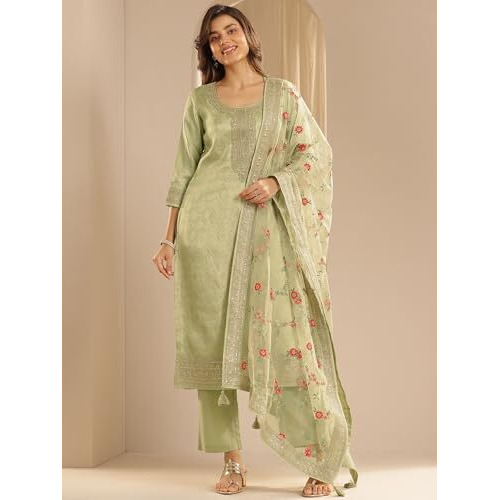 Libas Women's Silk Blend Kurta Sets (99477