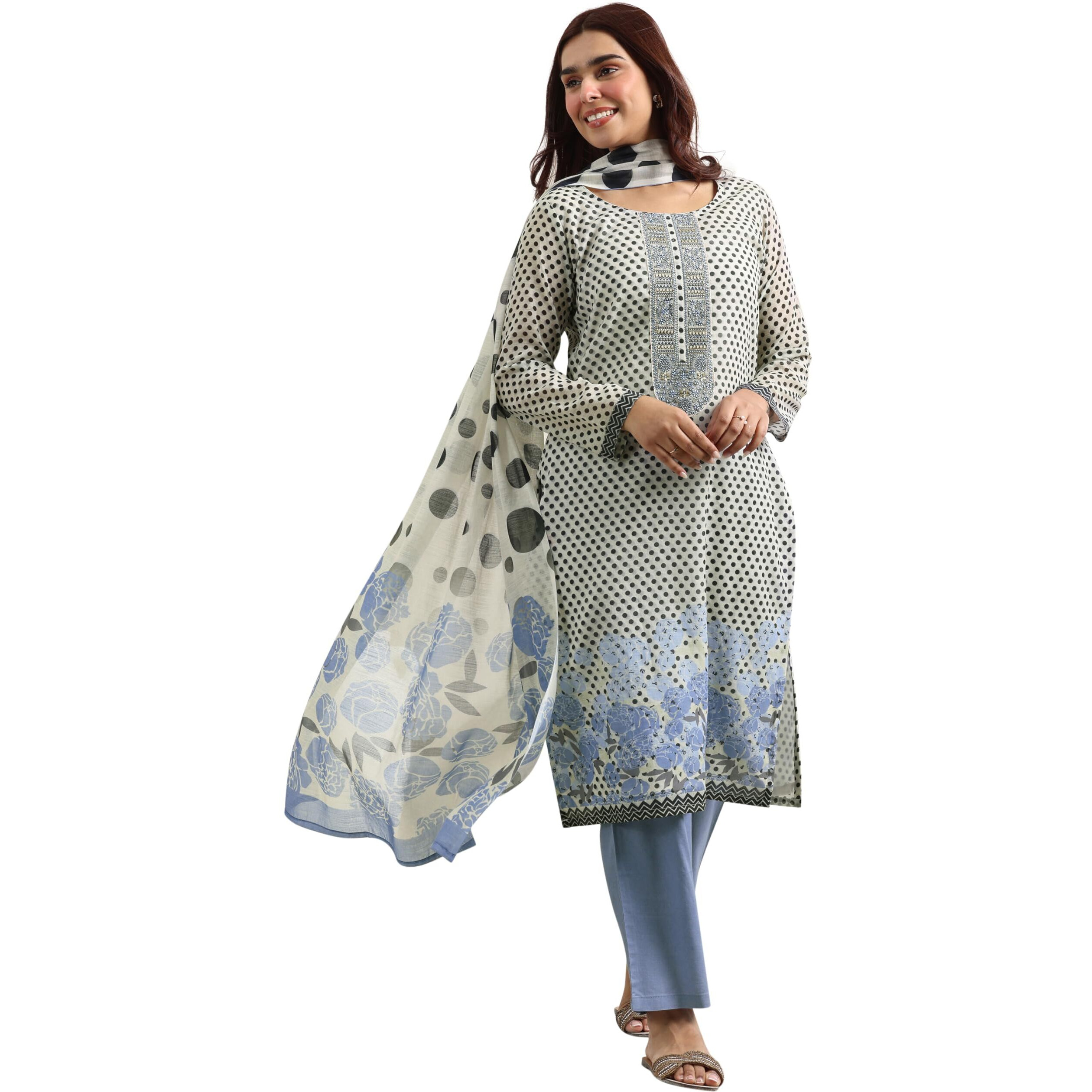 Libas Women's Linen Kurta Set (99503