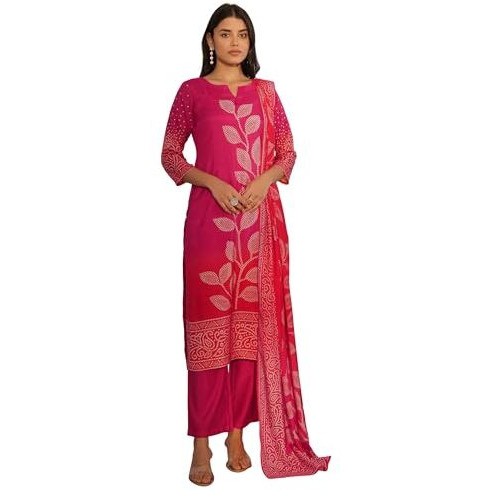 Libas Women's Silk Blend Kurta Set (400374