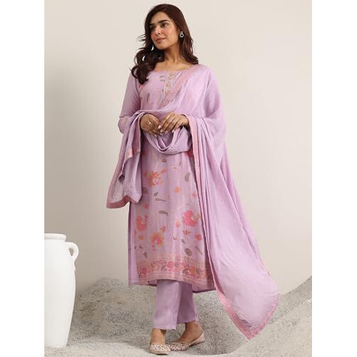 Libas Women's Silk Blend Kurta Set (99514