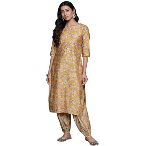Libas Women's Silk Blend Kurta Sets (400494C