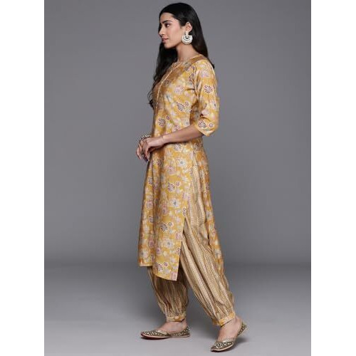 Libas Women's Silk Blend Kurta Sets (400494C