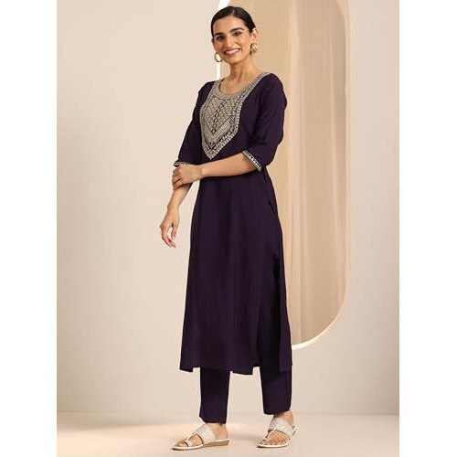 Libas Women's Silk Blend Kurta Sets (Gs1100