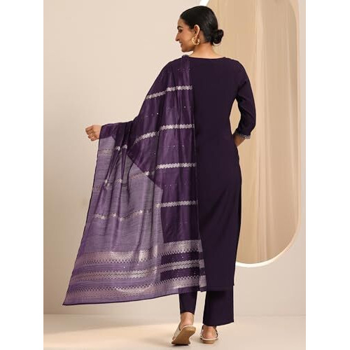 Libas Women's Silk Blend Kurta Sets (Gs1100