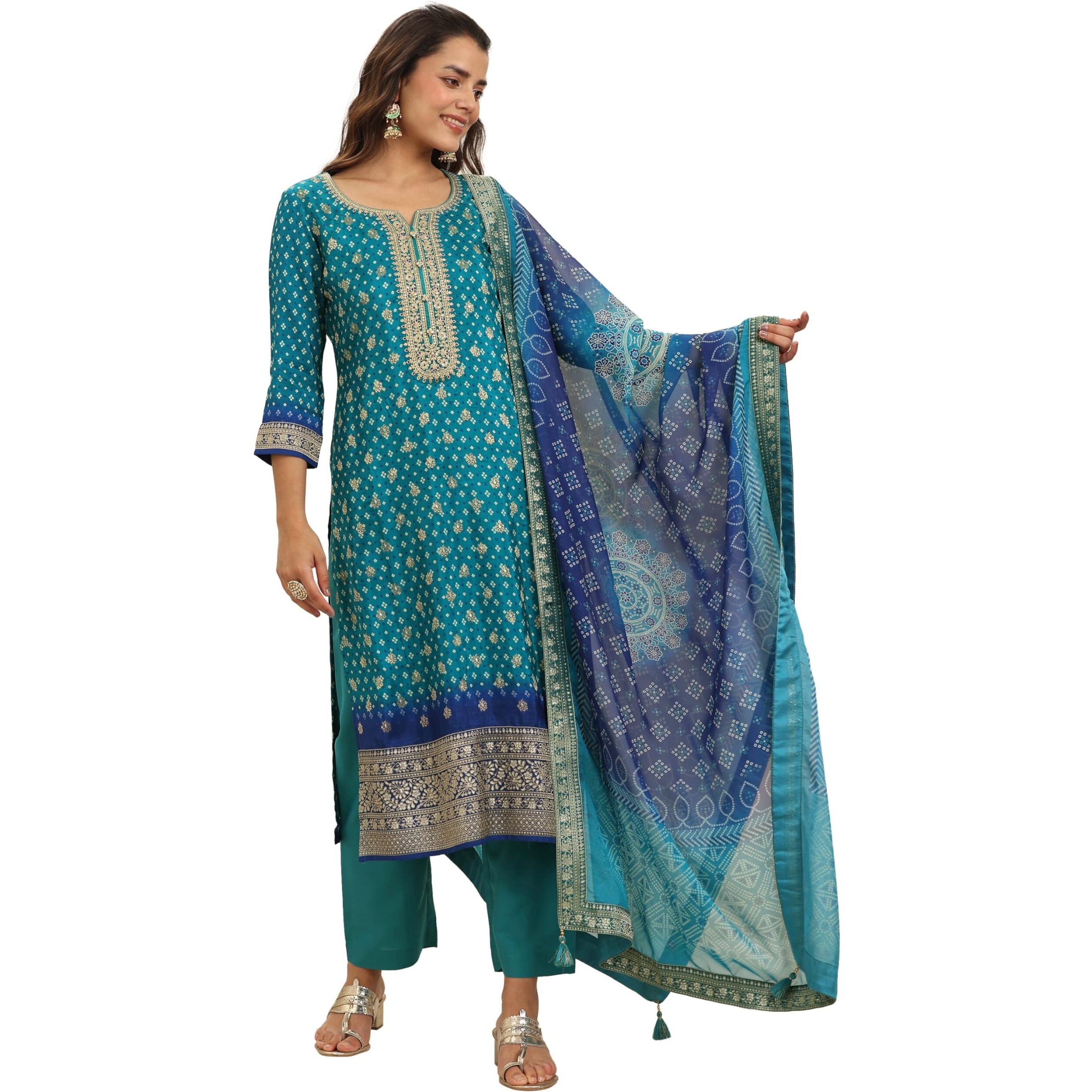 Libas Women's Silk Blend Kurta Sets (99269