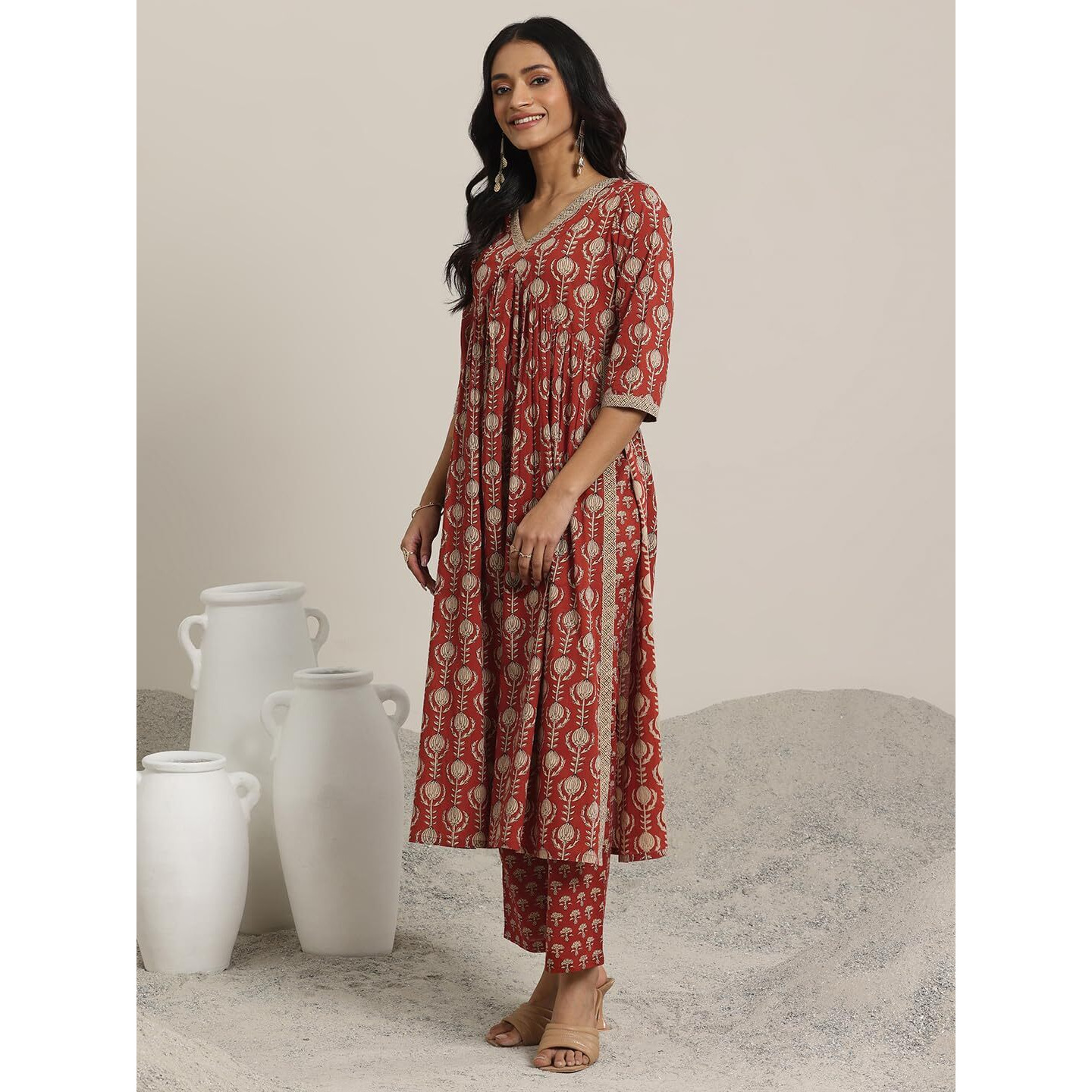 Libas Women's Cotton Kurta Sets (400117Orxl