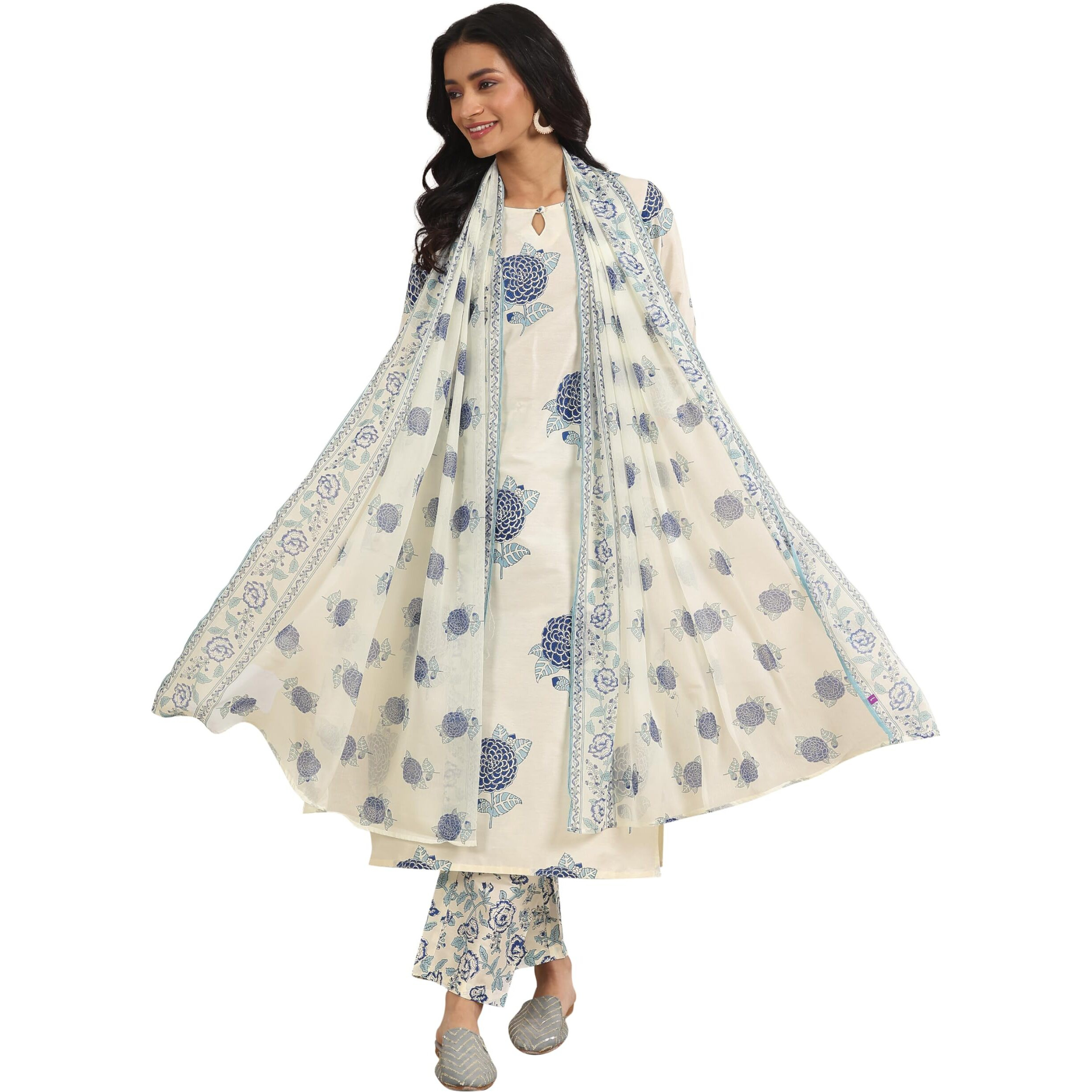 Libas Women's Silk Blend Kurta Set (99020Or