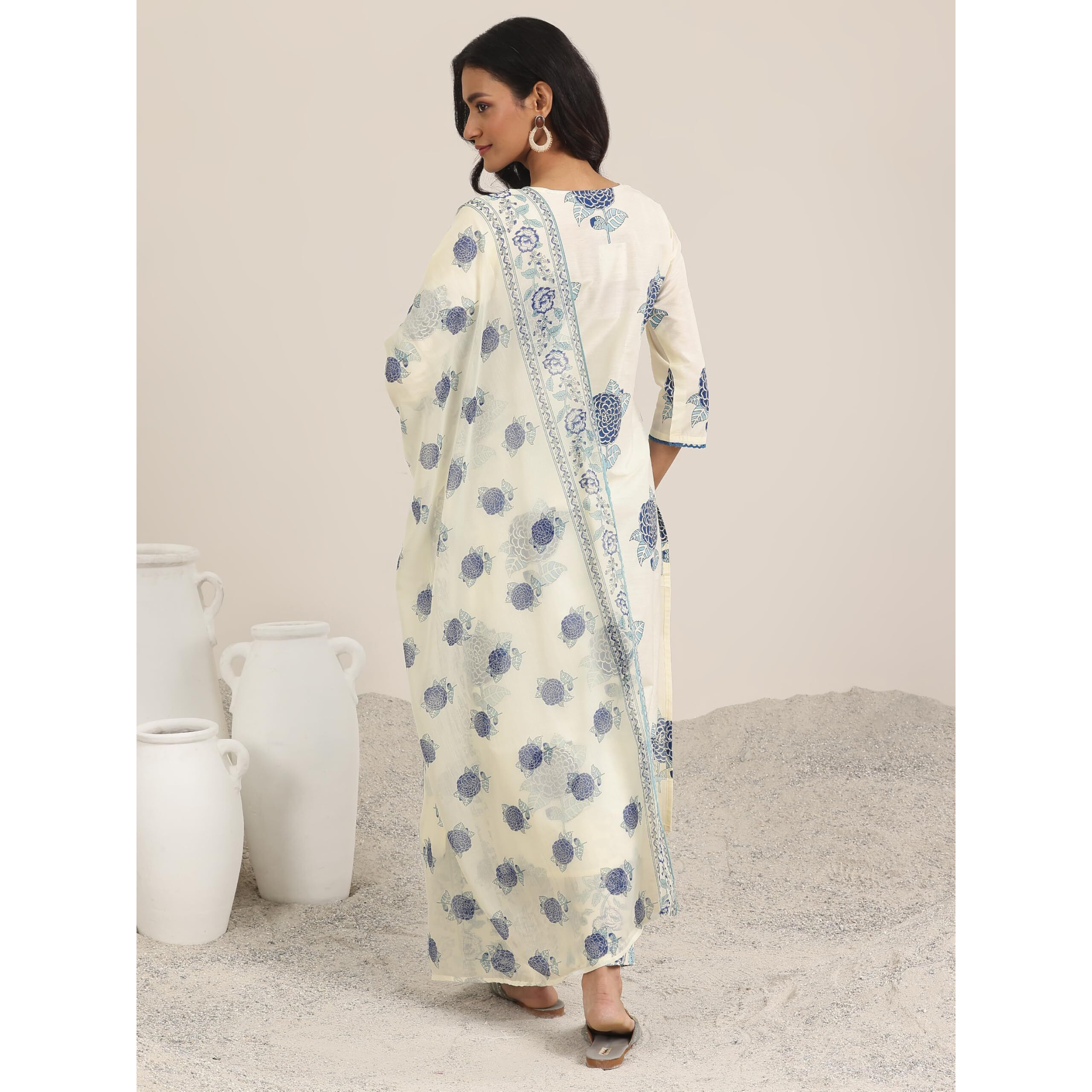 Libas Women's Silk Blend Kurta Set (99020Or