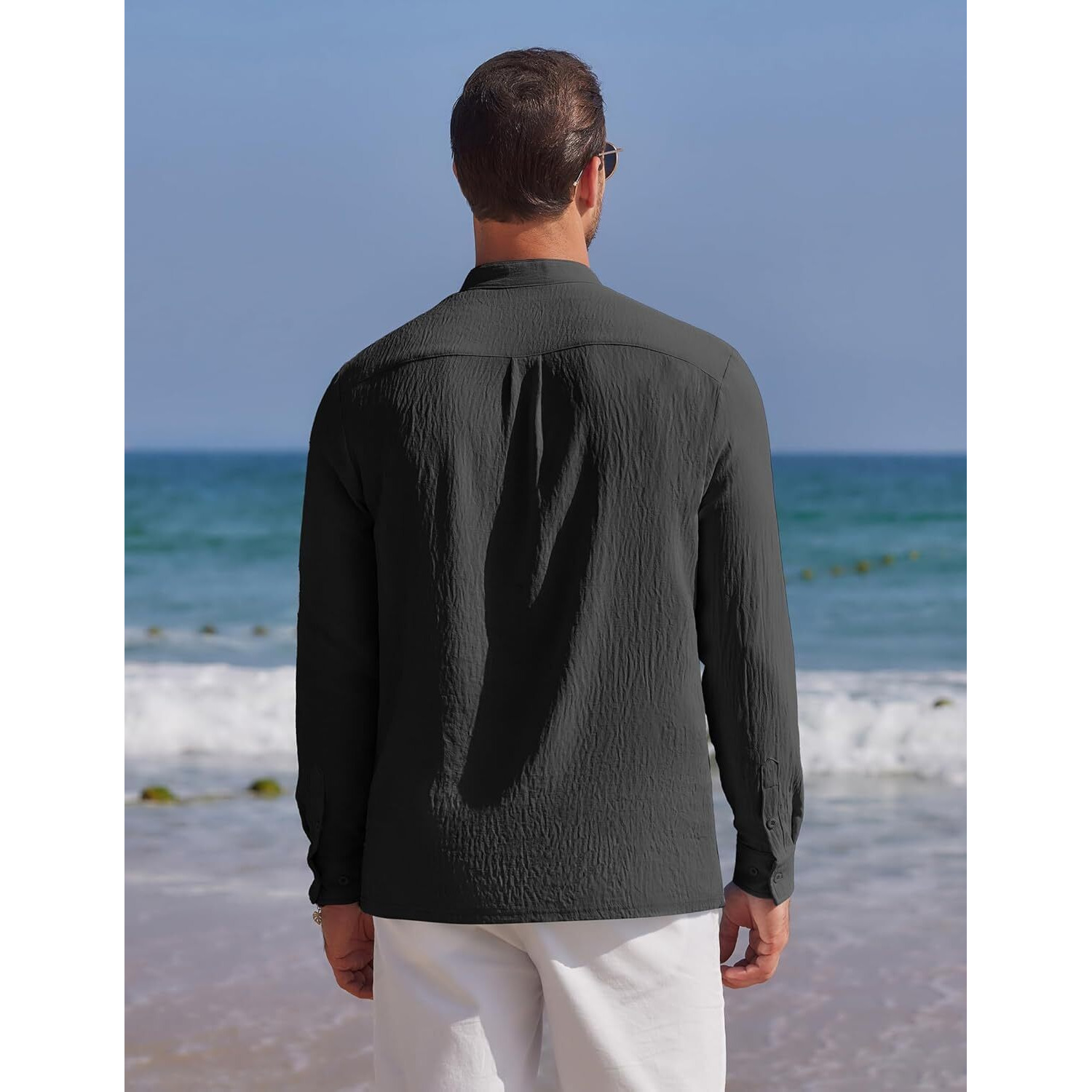 Bellstone Men's Polycotton Solid Regular Kurta (Kurta1602_Black_Xxl