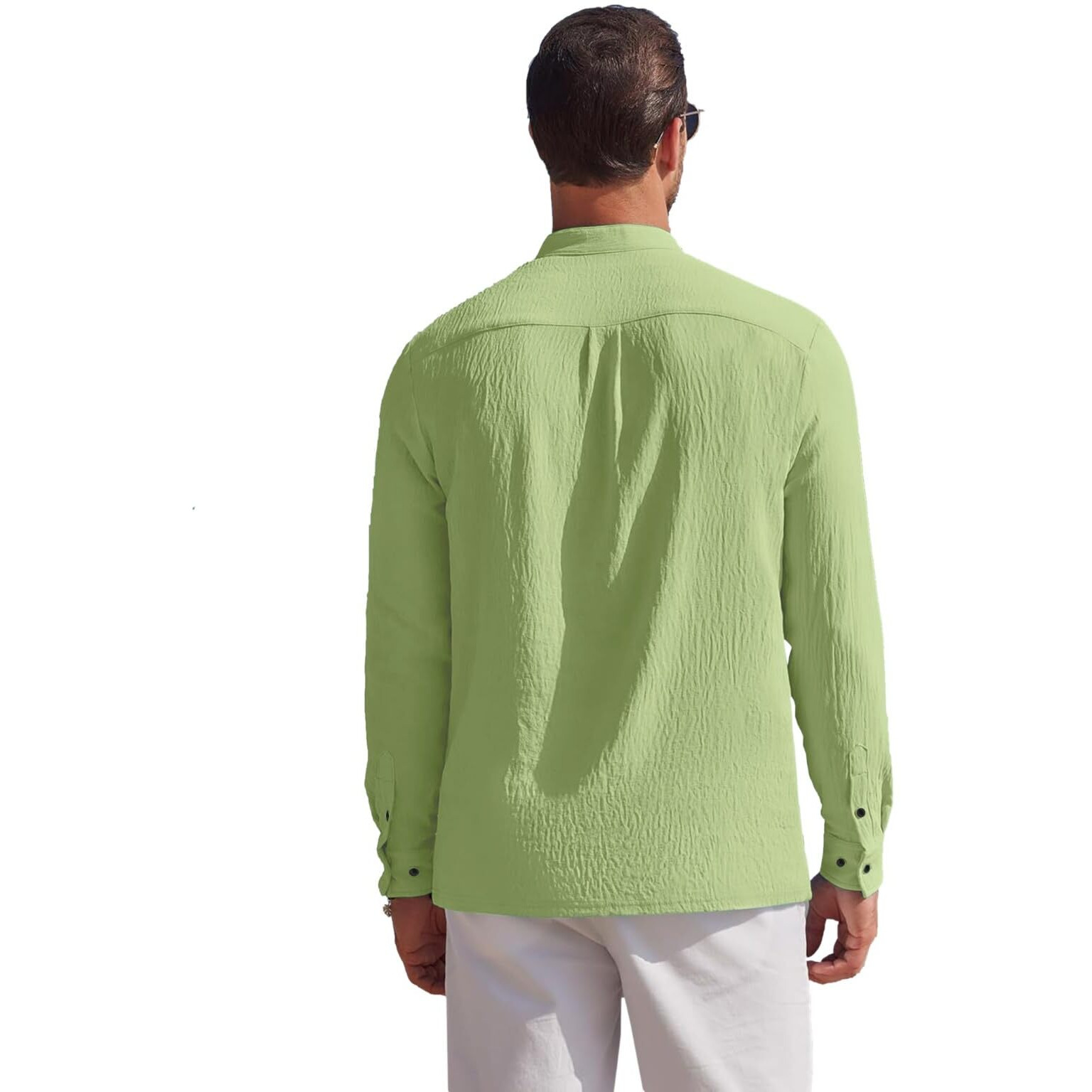 Bellstone Men's Polycotton Solid Regular Kurta (Kurta1602_Light Aqua_Xxl Green