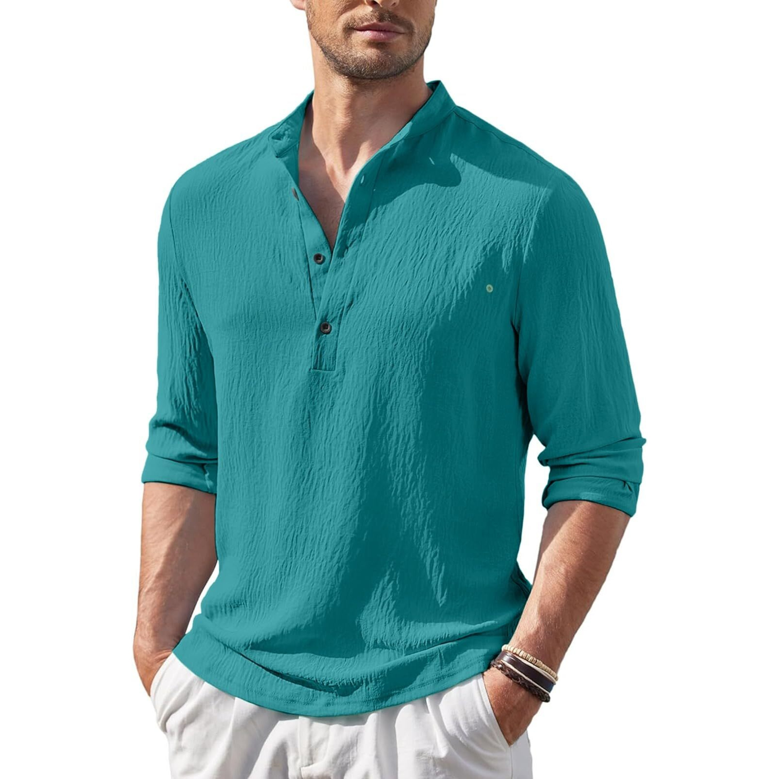 Bellstone Men's Polycotton Solid Regular Fit Kurta (Kurta1602_Maroon_Xl_Rama