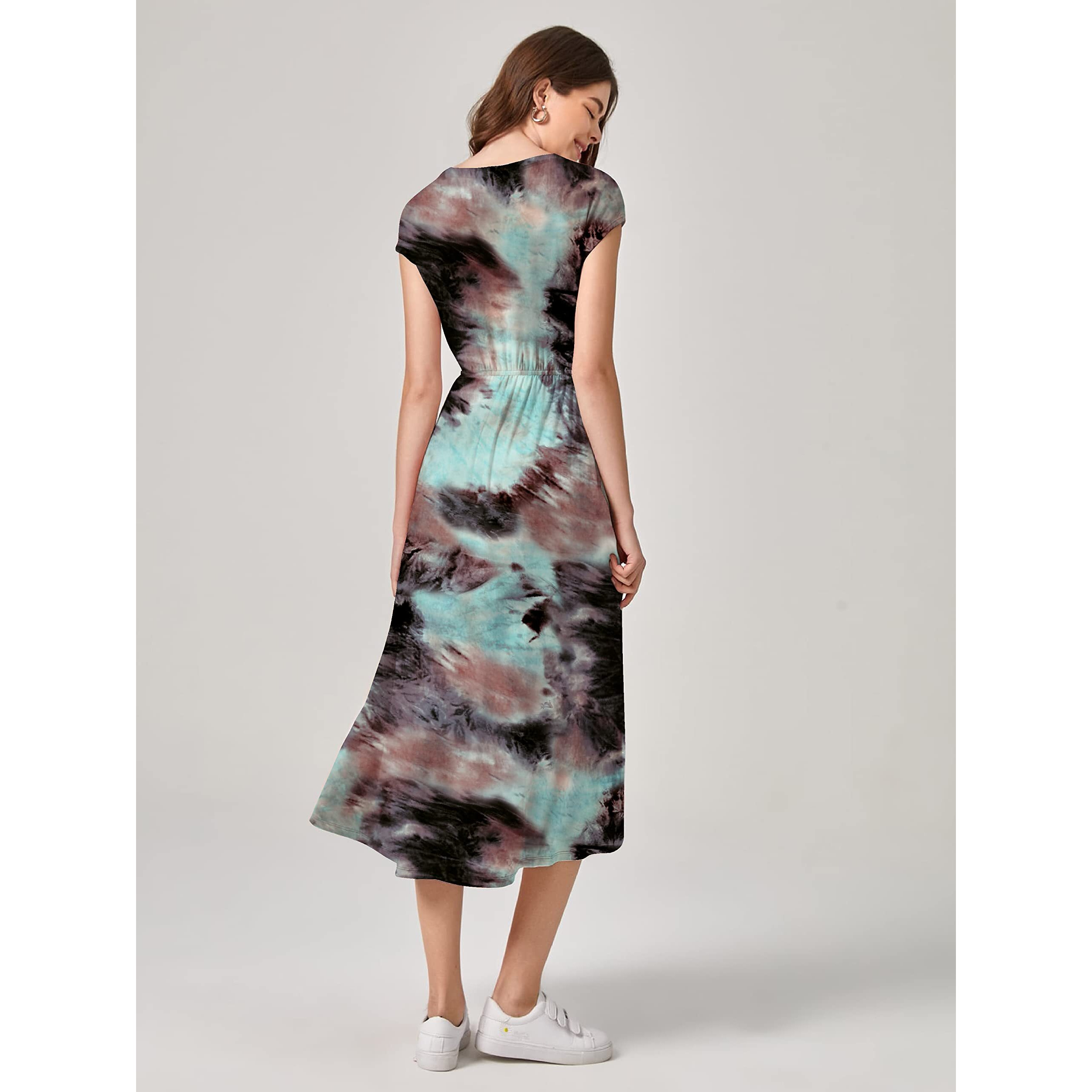 Leriya Fashion One Piece Dress For Women| Midi Dress For Women| Birthday Dress For Women (Medium, Black)