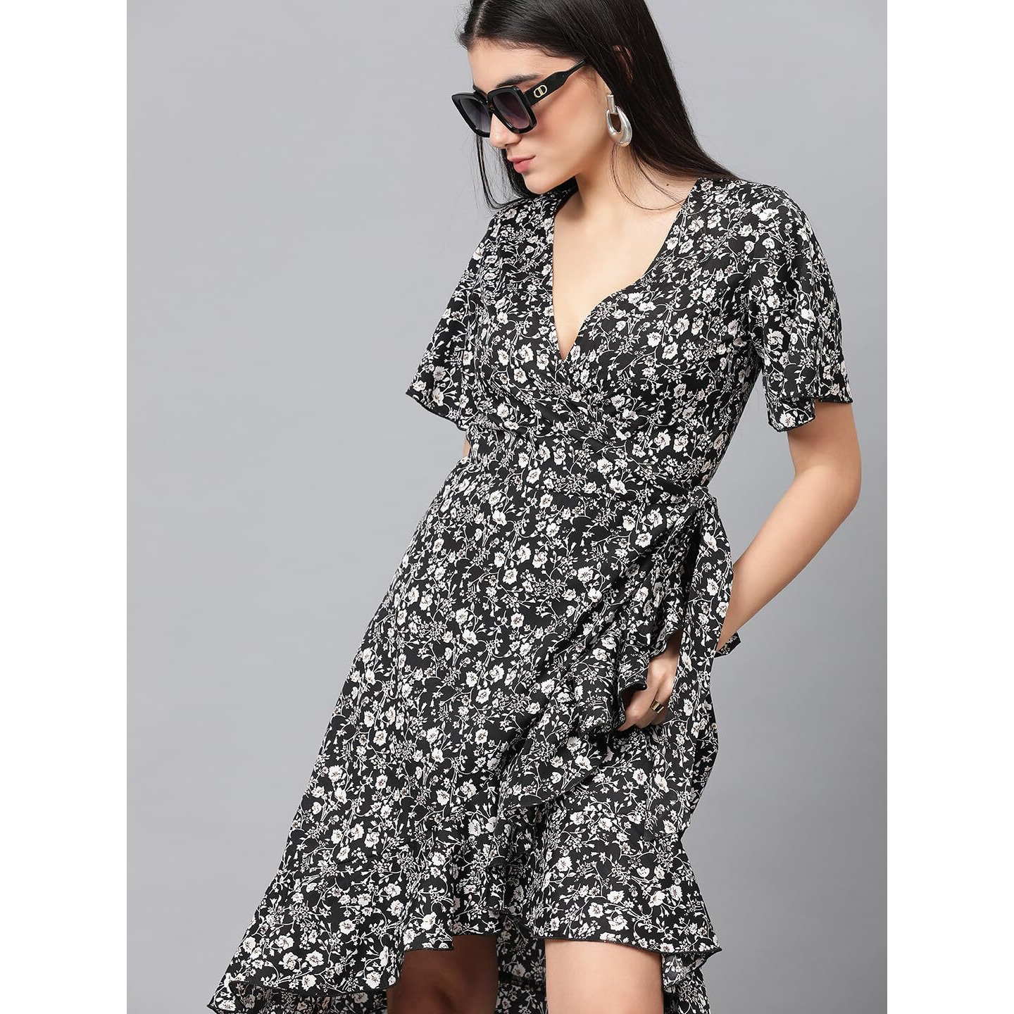 Kotty Women's Fit And Flare Multicolor Dress