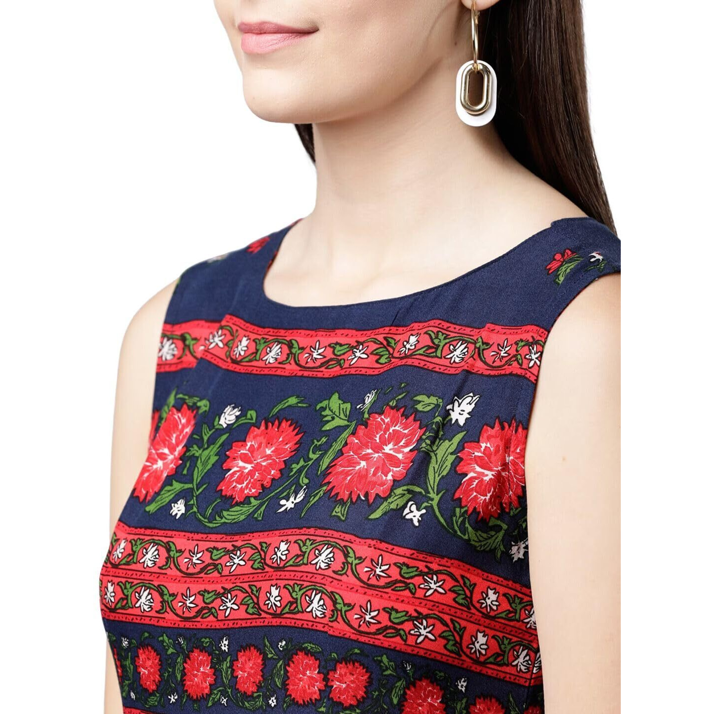 Rytras Dresses For Women | One Piece Dress For Women | Dress For Women | Dresses For Women (Navy Blue,L)