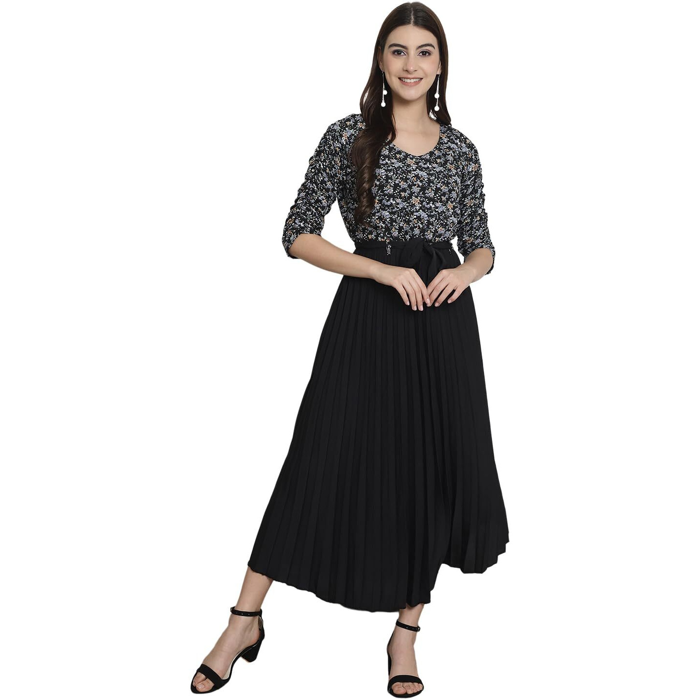 Tee Projekt Polyester Black Dress For Women