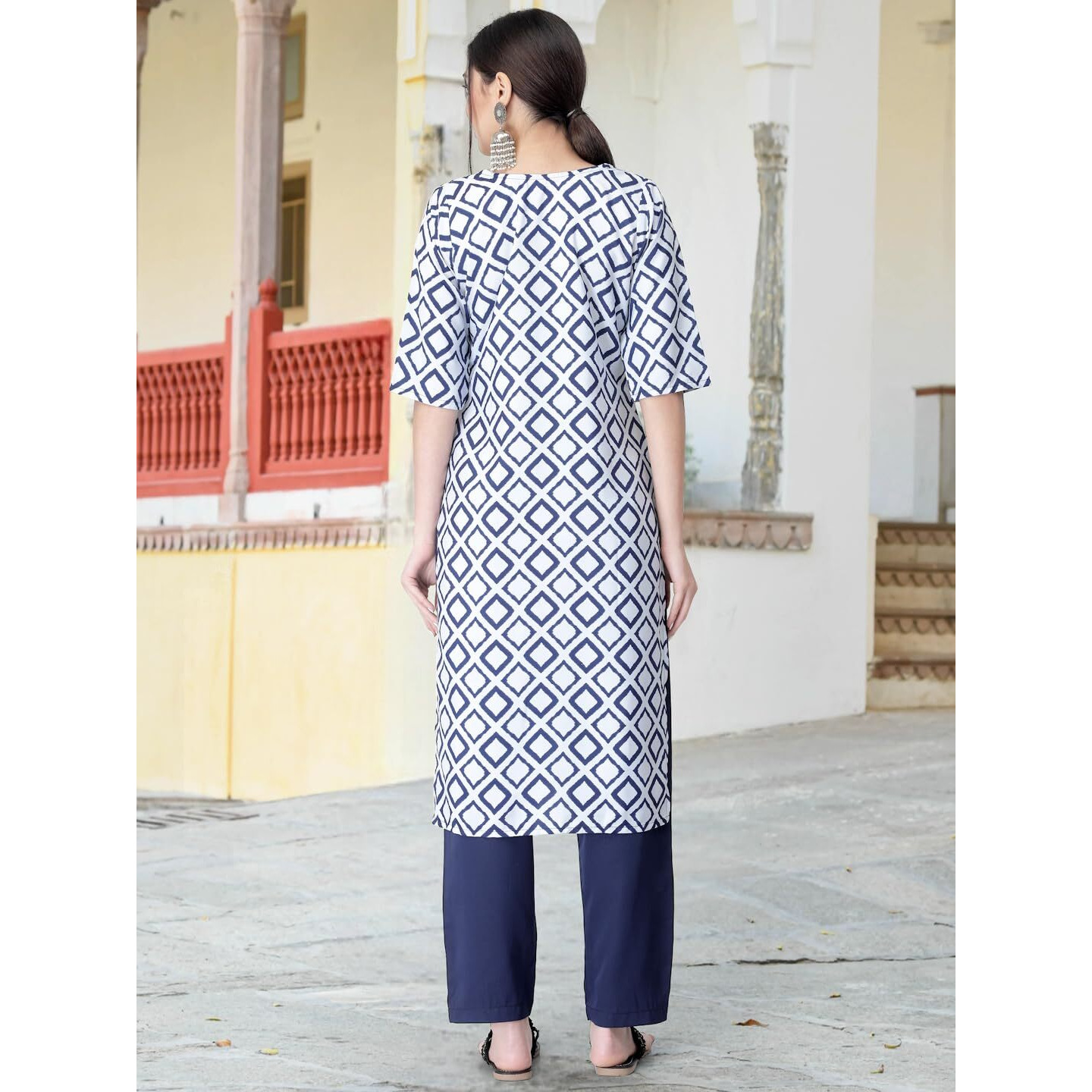 Tee Projekt Digital Printed Crepe Kurta Set For Women Ll Printed Kurti & Pant Set Ll Combo Kurta Set Ll (Pack Of 2)