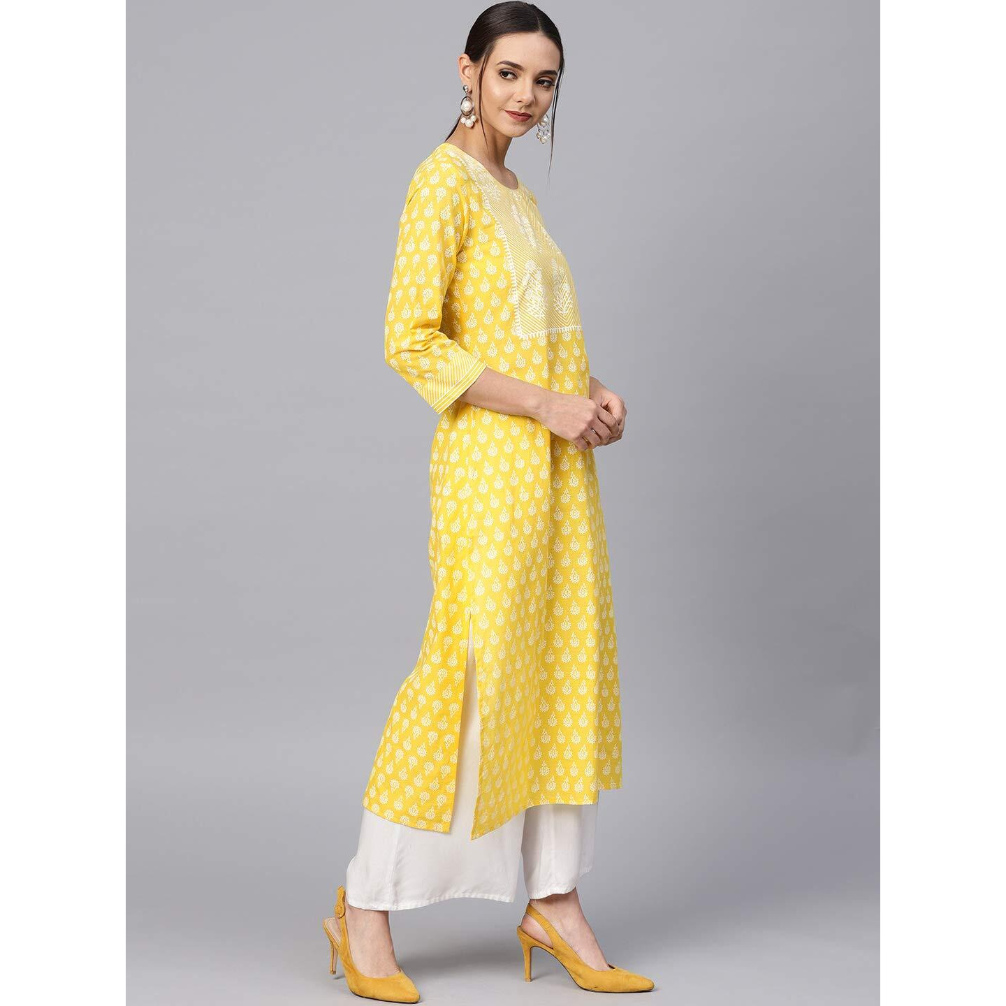 Varanga Women's Cotton Straight Kurta