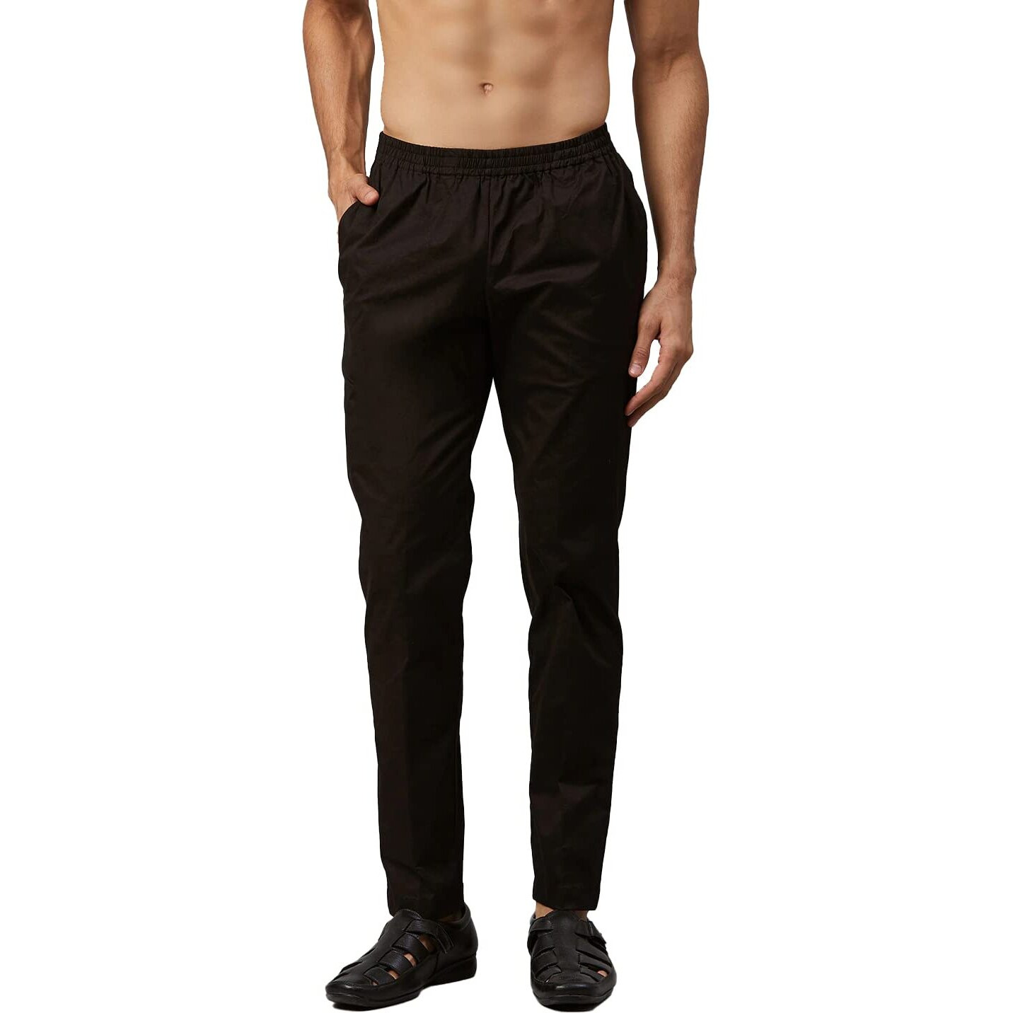 See Designs Black Cotton Regular Fit Pyjamas_Sdpj103Xxl