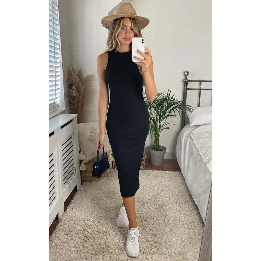 Toochki Dress For Women | Dresses For Women Dress | Black Bodycon Dress | Black Bodycon Dress | Midi Length Dresses | Lycra Bodycon Dress | One Piece Dress