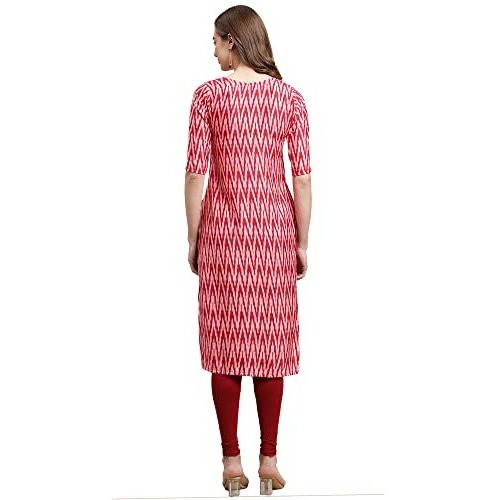 Pinkmint Women's Crepe Digital Print Straight Kurta(Pack Of 6)[Qv-345-328-368-341-358-370-Xl]