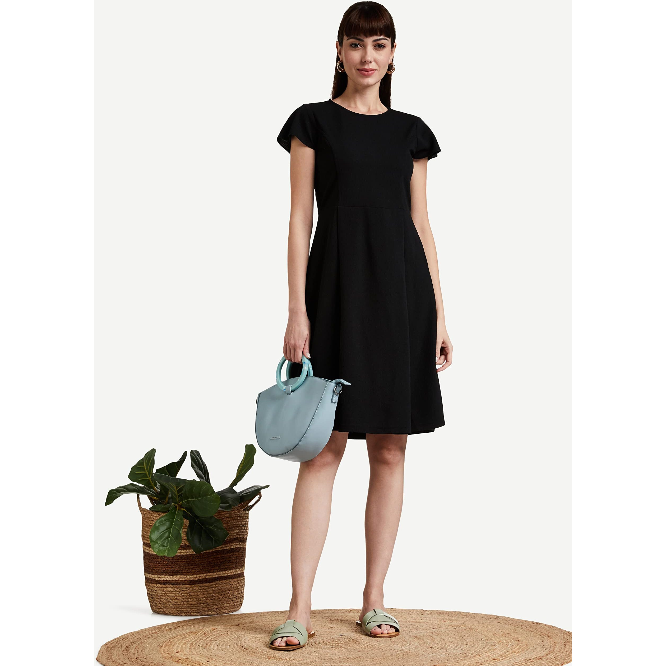 Rare Black Fit & Flare Dress (Ep1053A-L)