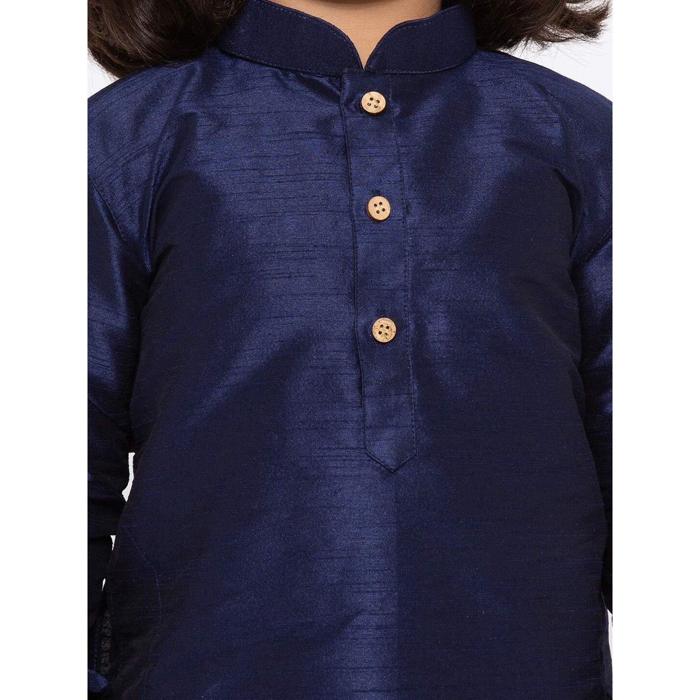 Jbn Creation Boys Silk Blend Navy Blue And Maroon Kurta And Dhoti Set - Elegance For Festivals_Vasbuk001Buncdma_18