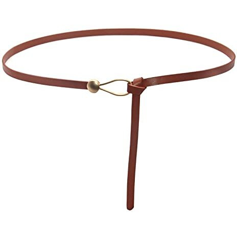 Fabme Women Polyurethane Belt - Wear On Dress, Kurta To Style (Brown),Free Size,Acc040Br