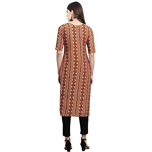 Pinkmint Women's Crepe Digital Print Straight Kurta [Pack Of 6](Qv-344-331-330-346-350-352-Xl)
