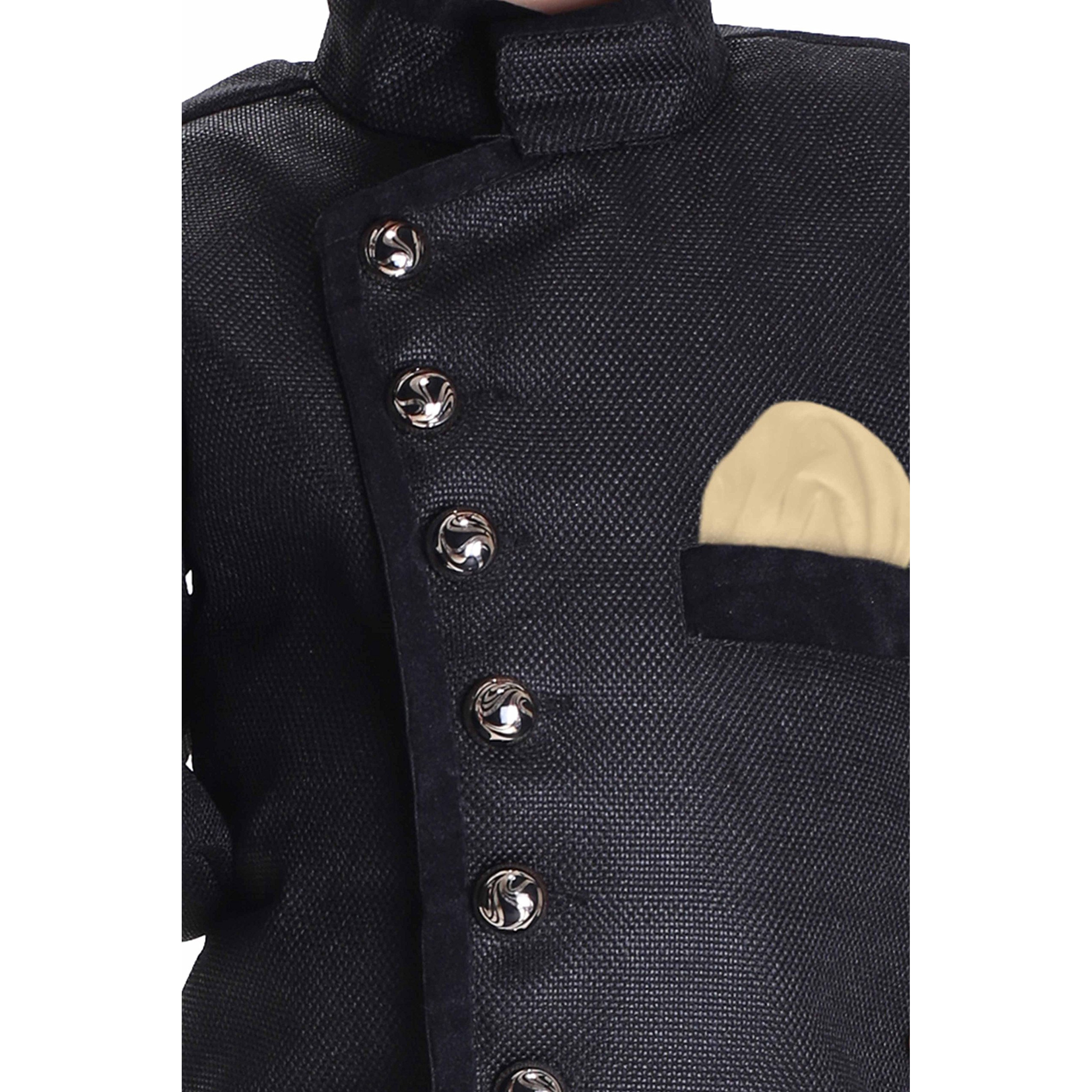 Jbn Creation Boys' Cotton Blend Sherwani And Dhoti Pant Set_Vasbsw120Go_34