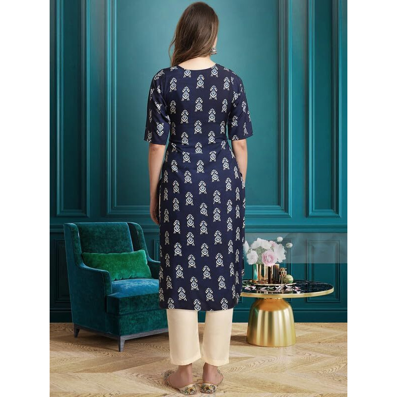 Pinkmint Straight Kurta & Pant For Women Ethnic Kurta Set For Women (Pack Of 3)