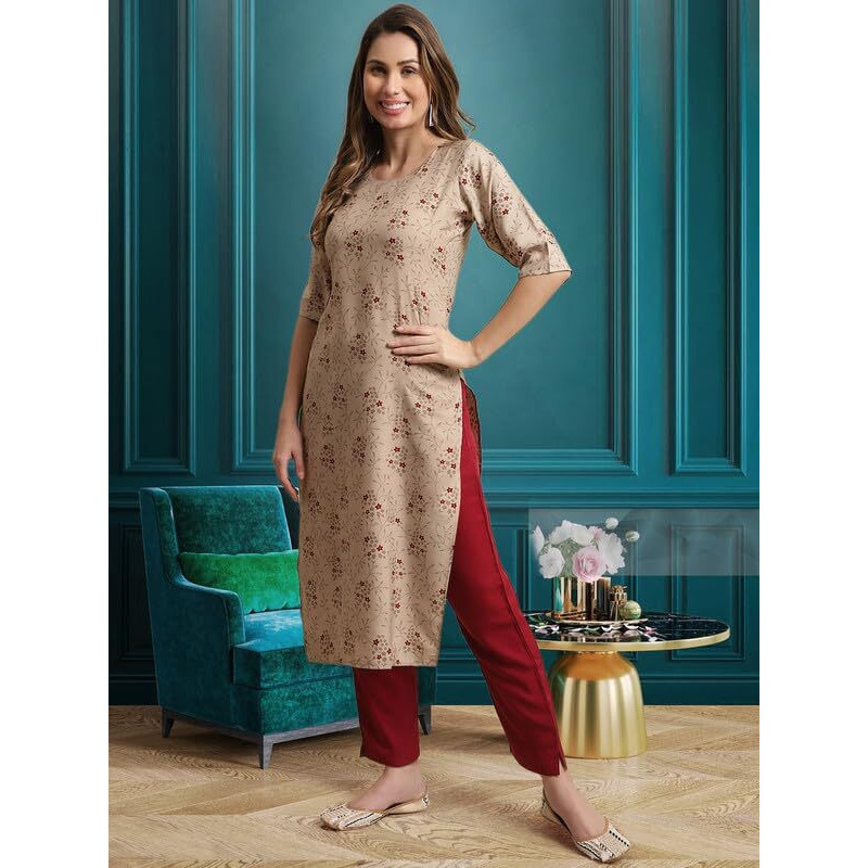 Pinkmint Straight Kurta & Pant For Women Ethnic Kurta Set For Women (Pack Of 3)
