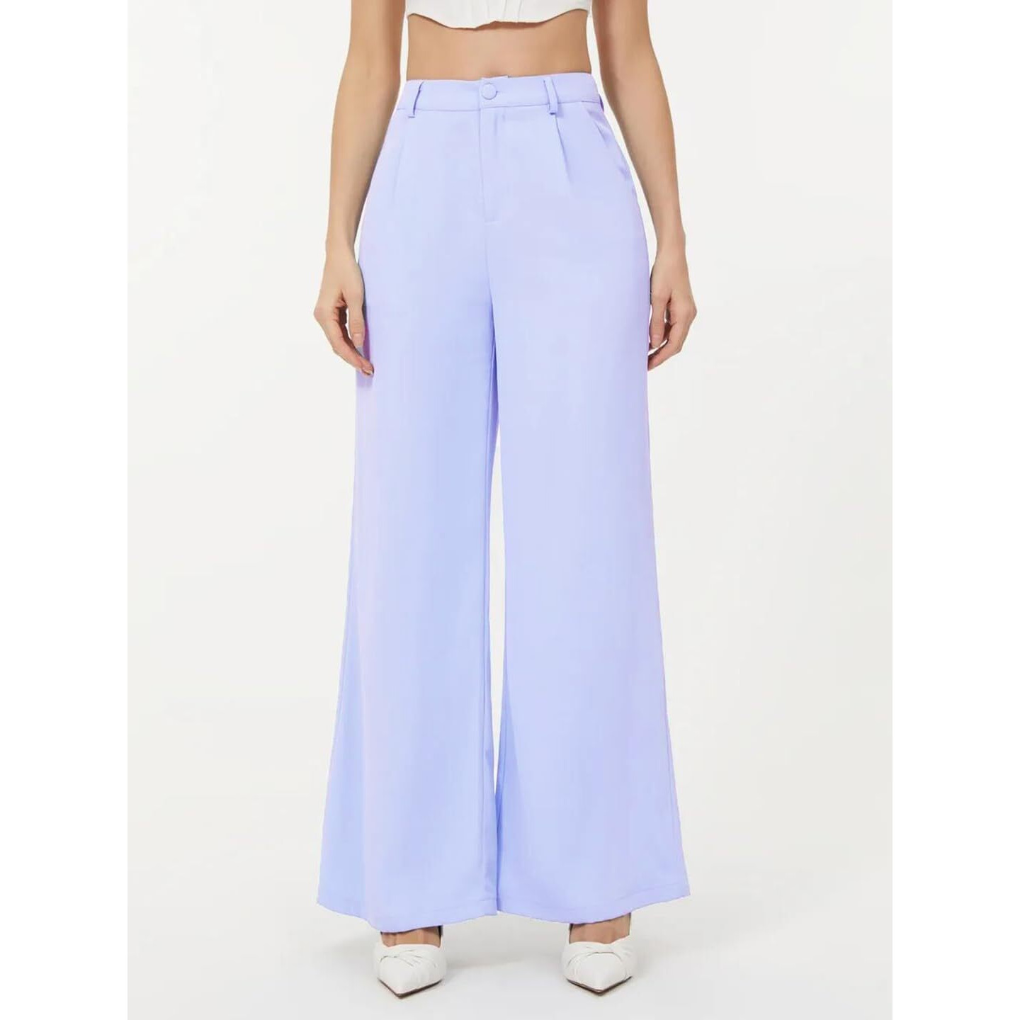 Kotty Women's Co-Ords Solid Dress Set Light Purple