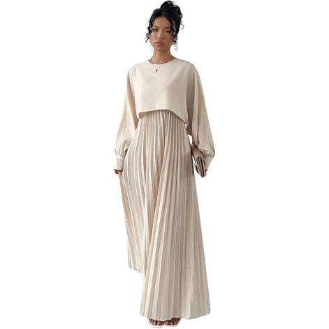 Litzo Dresses For Women || Western Dresses || Maxi A-Line Dress For Women || (17-Xxl) Grey