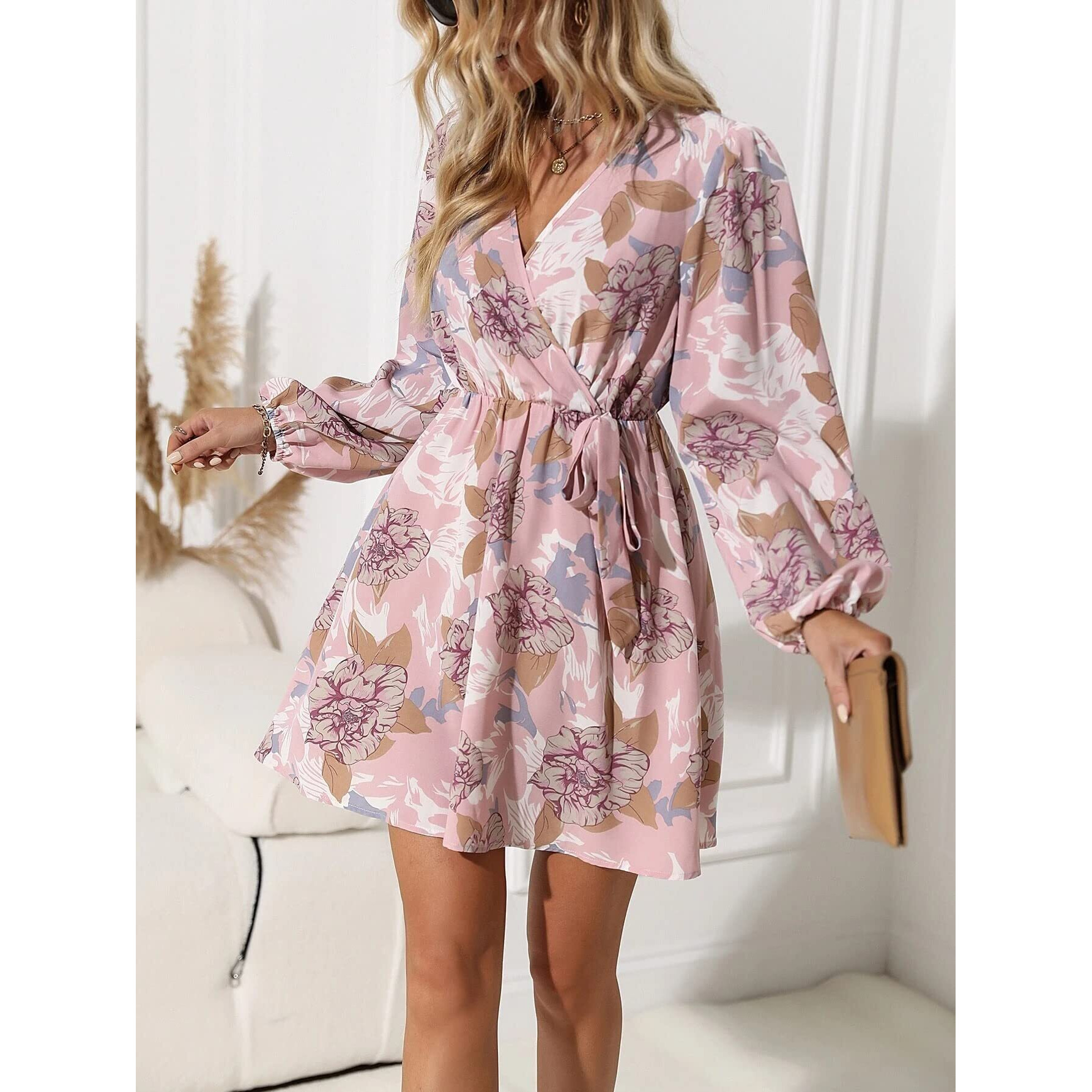 Lymio Dresses For Women || Western Dresses For Women || Dress For Women || Dresses (D-628) (M) Pink