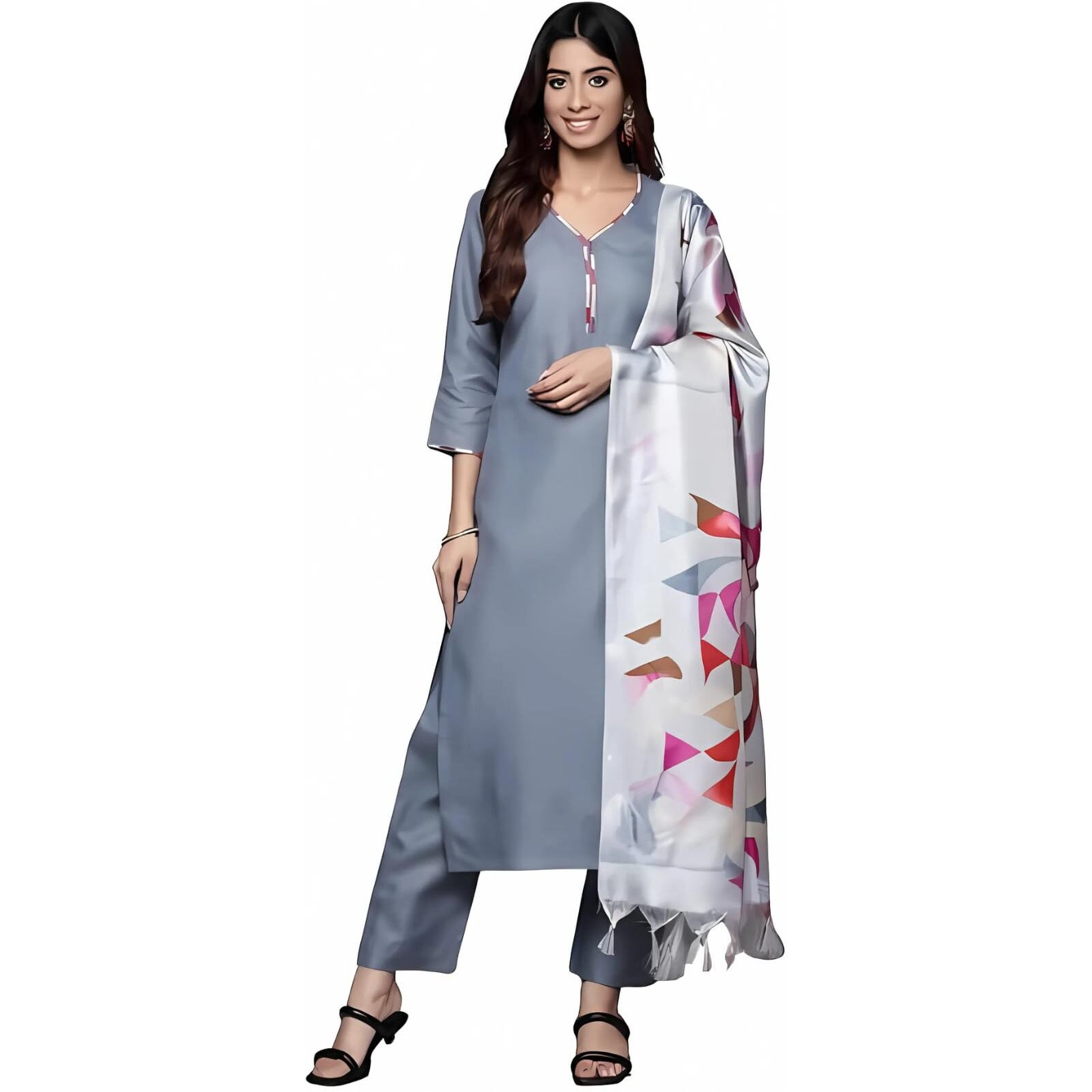 Varanga Women Kurta Kurta Bottom Set Dupatta Set